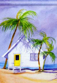 View Beach House Flag 28"x40" - 96518MW