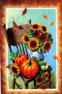 View Autumn Still Life Flag 28"x40" - 9667CD