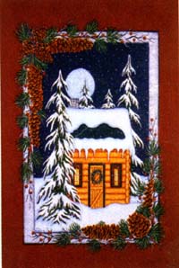 View Snow House Flag 28"x40" - 9677CD