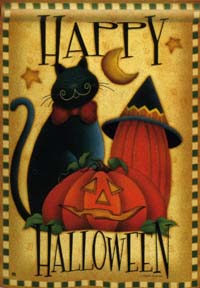 View Happy Halloween Garden Flag 12.5"x18" - 37175MW