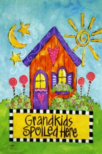 View Grandkids Spoiled Here Flag 28"x40" - 9804CD