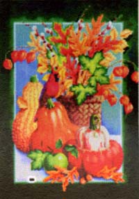 View Autumn Still Life Garden Flag 12.5"x18" - 9953MCD