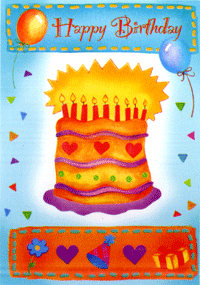 View Happy Birthday Garden Flag 12"x18" - FCM103CF