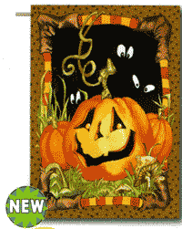 Jack Pumpkin Garden Flag 12.5x18