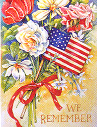 View We Remember Garden Flag 12.5"x 18" - T1774G