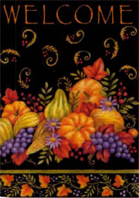 View Glorious Fall Flag 28"x40" - T3015