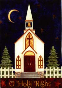 View O Holy Night Garden Flag 12.5"x18" - T6119G