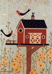 View Bird Barnhouse Flag 28"x40" - T8037