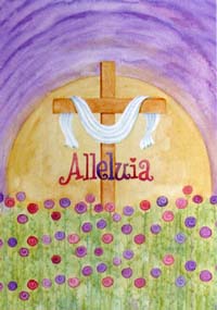 View Alleluia Flag 28"x40" - T8054