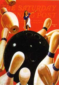 View Bowling Cover Flag 28"x40" - T8074