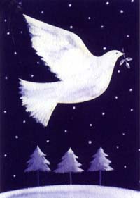 View White Dove Garden Flag 12.5"x18" - T8296G