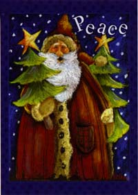 View Pastel Santa Flag 28"x40" - T8302