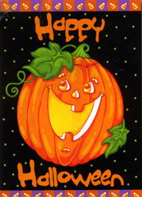 Happy Halloween Flag 28x40