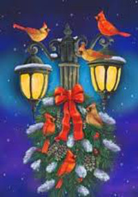 View Cardinals Lamp Post Garden Flag 12"x18" - 0154MCD