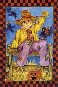 View Scarecrow Flag 27"x40" - FC434CF