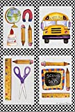 View Toland Home Garden School Stuff 28 x 40 Inch Decorative Back to School Supplies House Flag - 