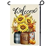 View Fall Garden Flag 12x18 Inch - 