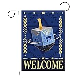 View Happy Hanukkah Garden Flag 12x18  - 