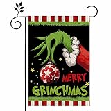 View CROWNED BEAUTY Christmas Garden Flag 12×18 Inch Double Sided Small Vertical Winter Rustic Farmhouse for Seasonal Holiday Yard CF321 - 