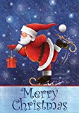 View Toland Home Garden Skating Santa flag - 