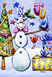 View Toland Home Garden Joyous Snowman flag - 