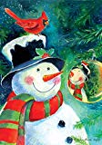 View Toland Home Garden Reflection Snowman 12.5"x18" flag - 