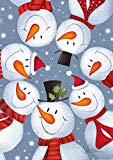 View Toland Home Garden 1012269 Snowman Selfie House Flag (28 x 40-Inch) - 