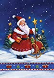 View Toland Home Garden Santa's Night flag - 