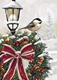 View  Snowy Wreath House Flag (28 x 40-Inch) - 