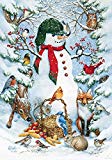 View Woodland Snowman Flag  - 