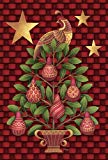 View Partridge in a Pear Tree  Decorative Christmas Carol Bird Ornament House Flag - 