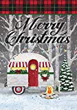 View Custom Decor Merry Christmas Camper - Garden Size, Decorative Double Sided, Licensed and Copyrighted Flag - Printed in The USA Inc. - 12 Inch X 18 Inch Approx. Size - 