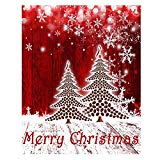 View Merry Christmas Tree Snowflake Garden Flag Winter Snow Double Sided Flags House 28" x 40", Xmas Winter Snowman New Year Red Garden Flag - 