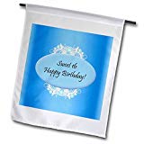 View 3dRose fl_38832_1 Blue Sweet 16 Birthday Garden Flag, 12 by 18-Inch - 