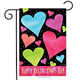 View Briarwood Lane Valentine Hearts Garden Flag Valentine's Day Holiday 12.5" x 18" - 