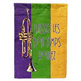 View Caroline's Treasures 8372GF Mardi Gras Flag, Small, Multicolor - 