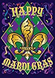 View Toland Home Garden 1112282 Mardi Gras Confetti 12.5 x 18 Inch Decorative, (12.5" x 18"), Double Sided Garden Flag - 