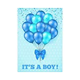 View ArneCase Garden Flag Double Sided Printed It's a Boy Baby 28 x 40 inch Home Decorative Blue Balloons House Banner Outdoor Flag Yard Decor - 