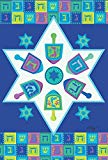 View Toland Home Garden Dizzy Dreidel 12.5 x 18 Inch Decorative Hanukkah Spinning Toy Garden Flag - 